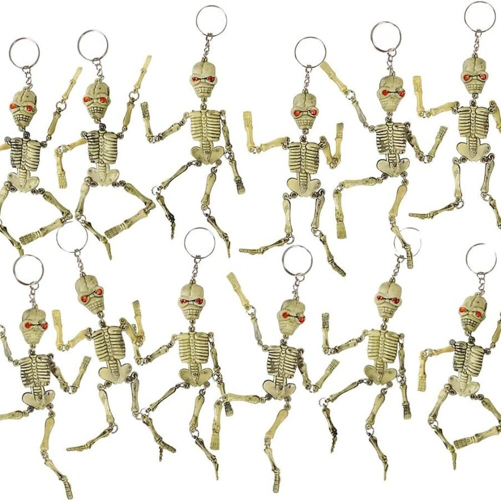 Skeleton Keychains - Pack of 12